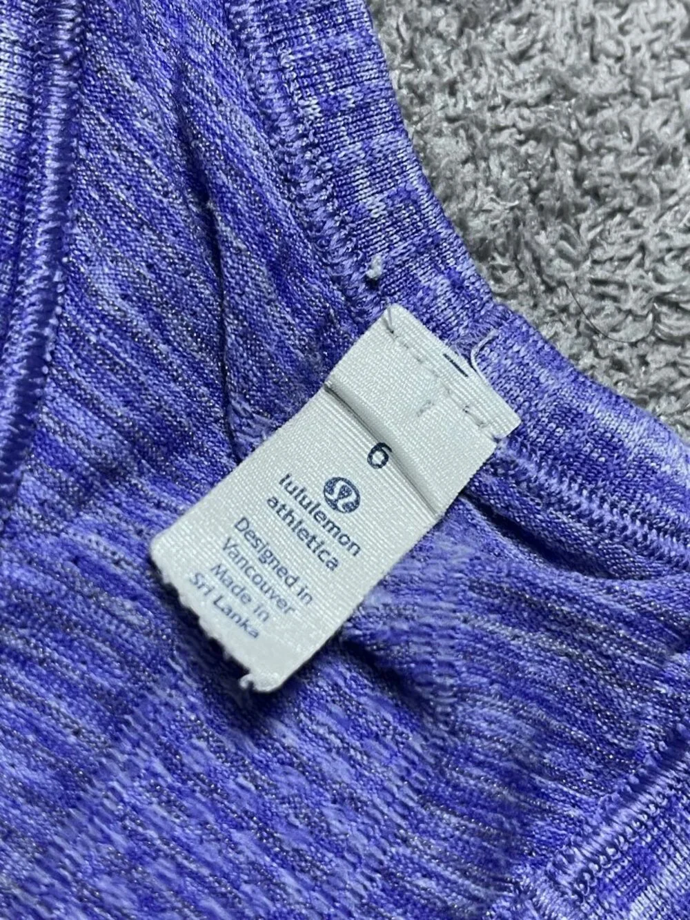 Lululemon Tank Top Purple Swiftly Tech Racerback Athletic Yoga Running Women's 6